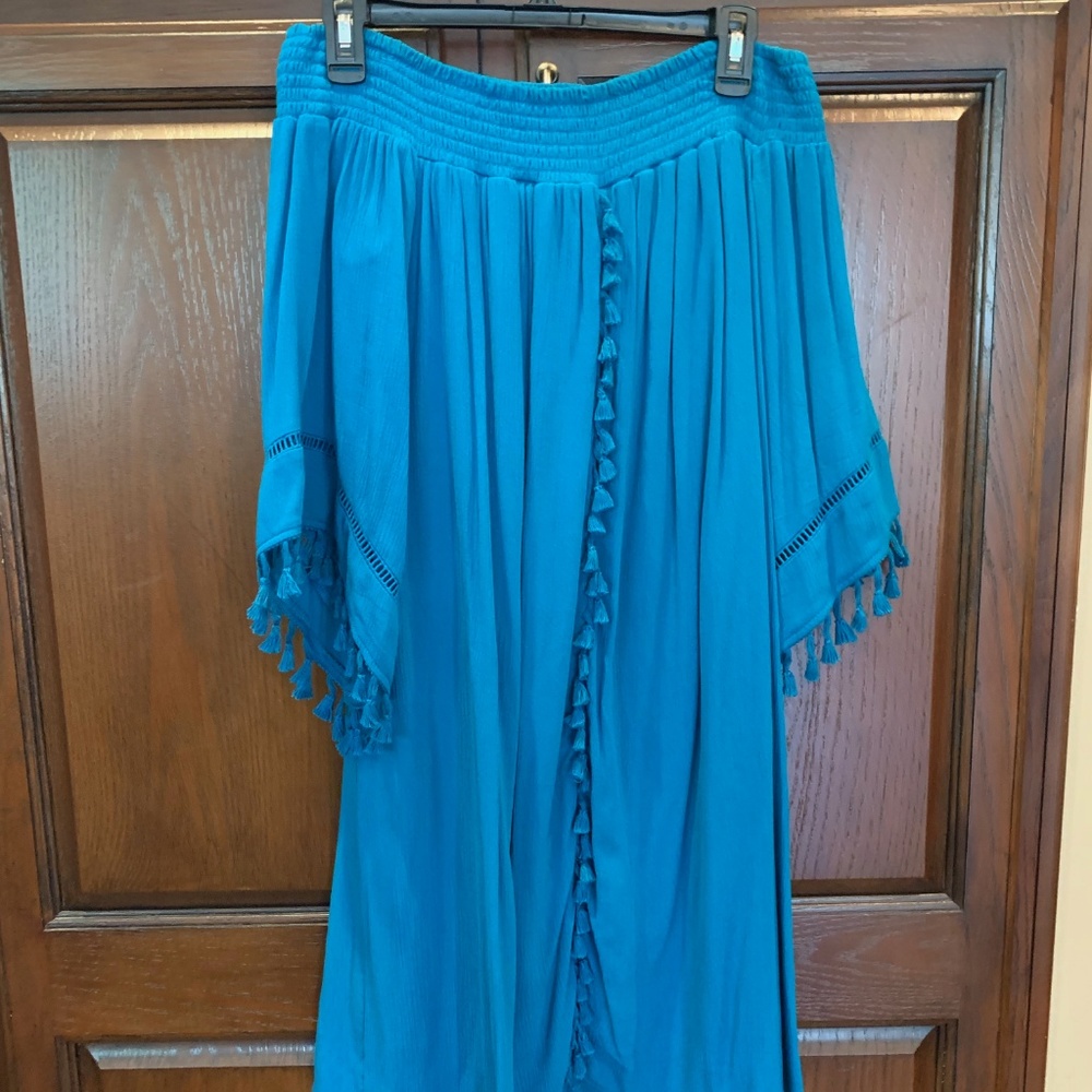 Strapless Fringe Dress